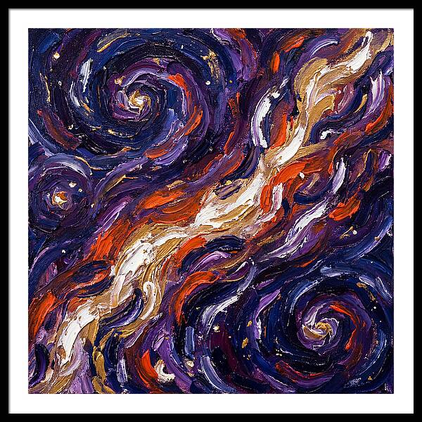 Milky Way In Expressionist Style