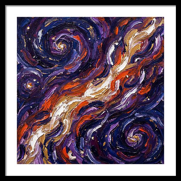 Milky Way In Expressionist Style