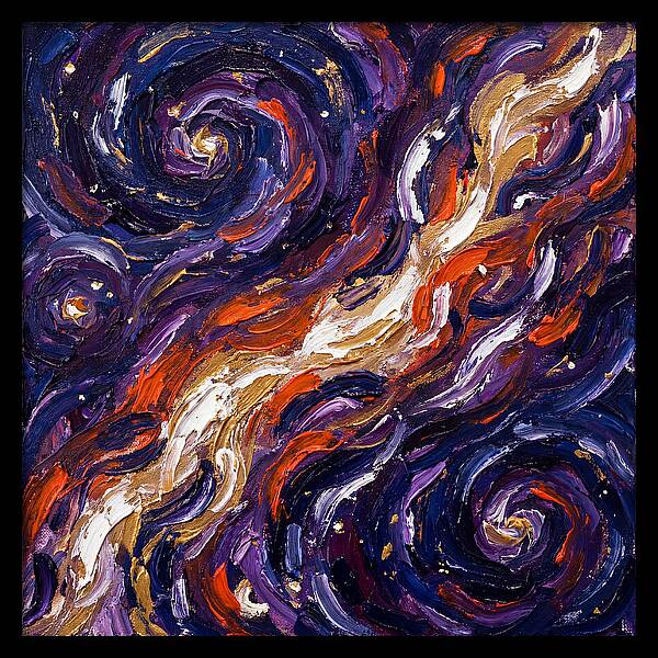 Milky Way In Expressionist Style