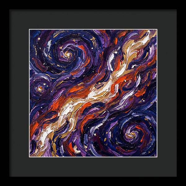 Milky Way In Expressionist Style