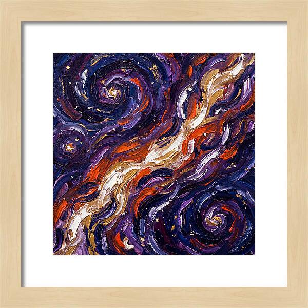 Milky Way In Expressionist Style