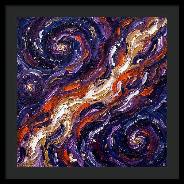 Milky Way In Expressionist Style