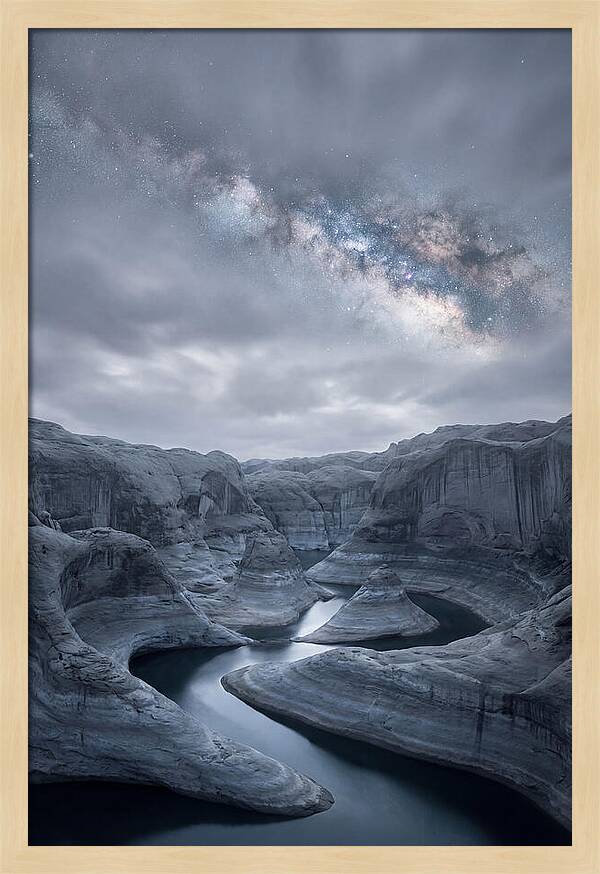 Milky Way Over Canyon