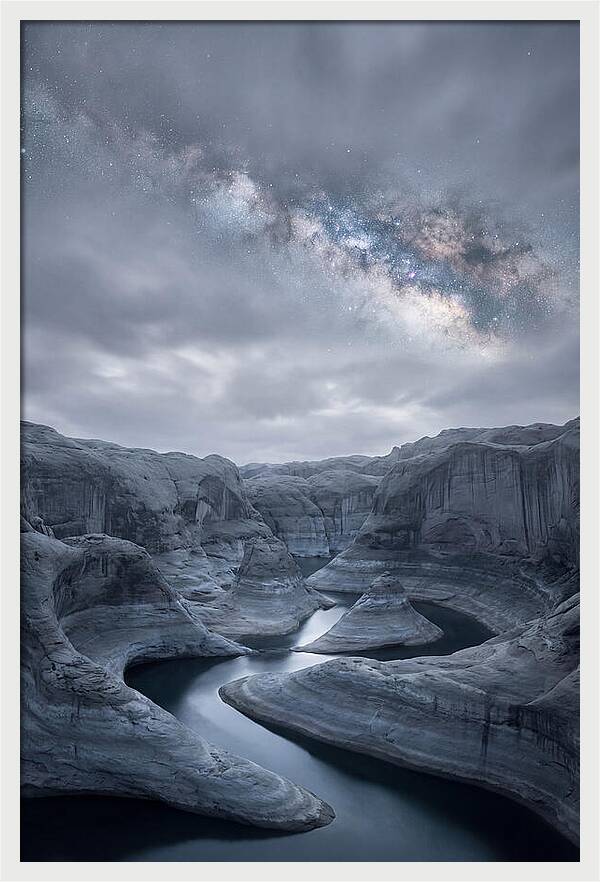 Milky Way Over Canyon
