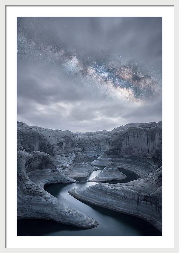 Milky Way Over Canyon