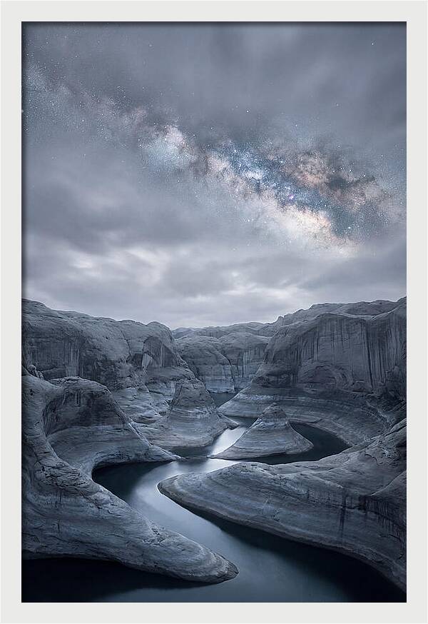 Milky Way Over Canyon