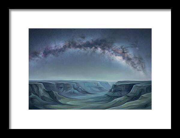 Milky Way Over Canyon