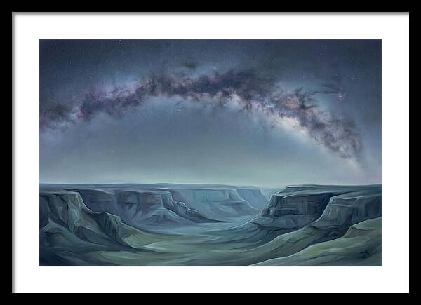 Milky Way Over Canyon