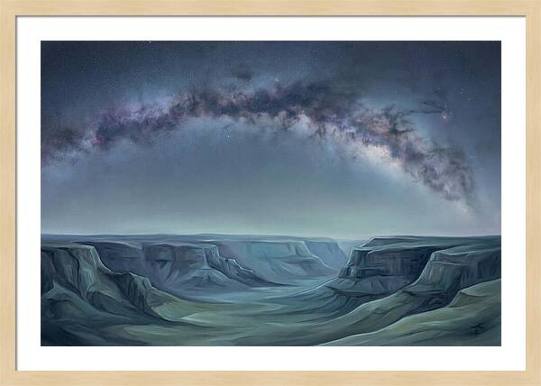 Milky Way Over Canyon