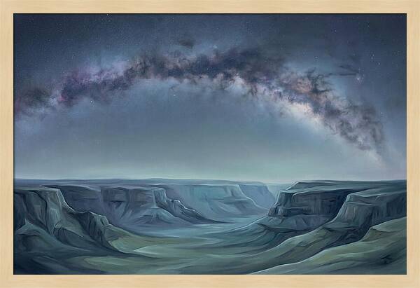 Milky Way Over Canyon