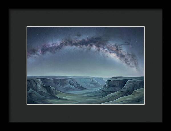 Milky Way Over Canyon