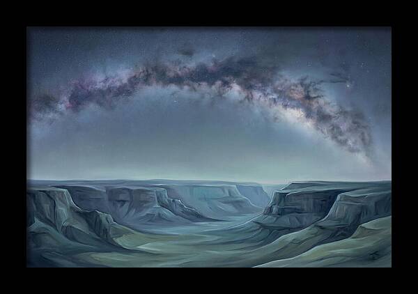 Milky Way Over Canyon
