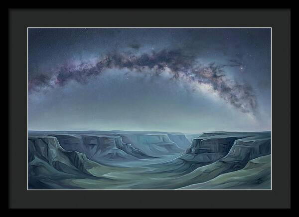 Milky Way Over Canyon