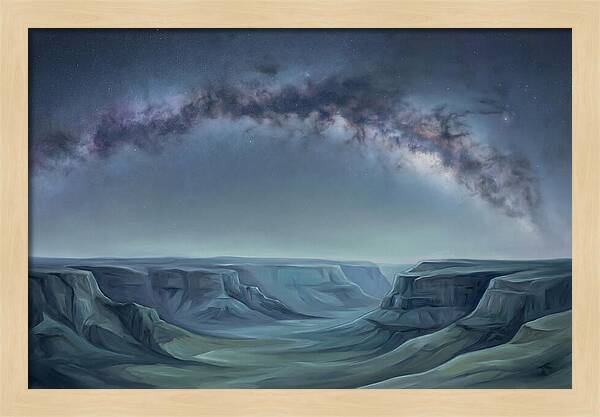 Milky Way Over Canyon