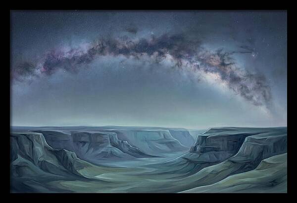 Milky Way Over Canyon