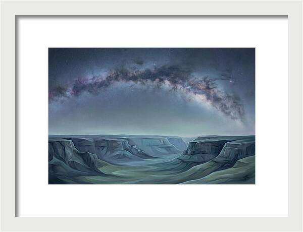 Milky Way Over Canyon