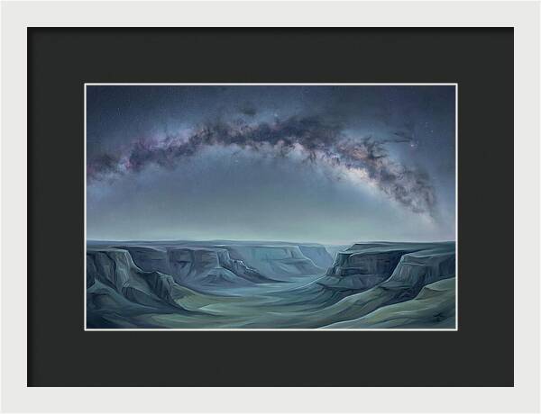 Milky Way Over Canyon