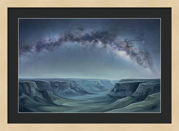 Milky Way Over Canyon