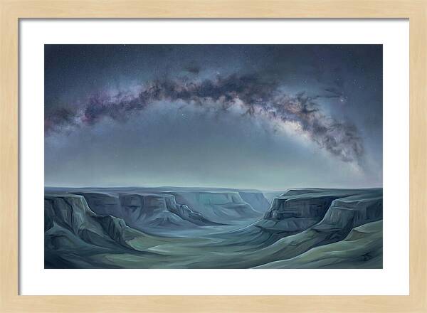 Milky Way Over Canyon