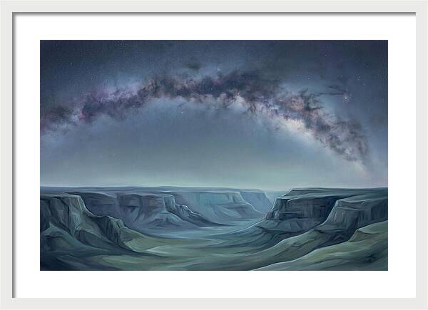 Milky Way Over Canyon