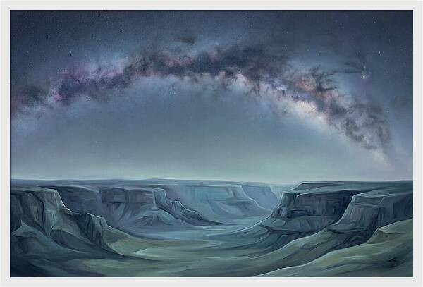 Milky Way Over Canyon