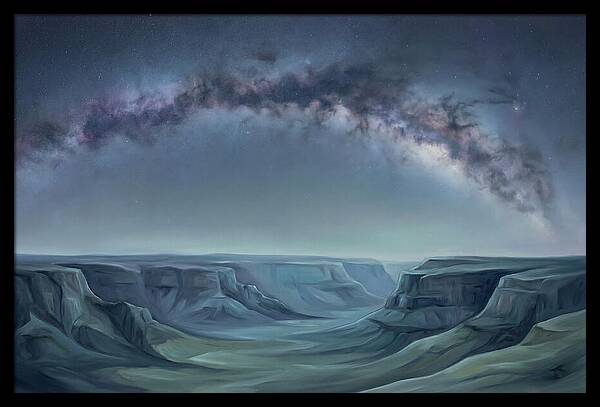 Milky Way Over Canyon