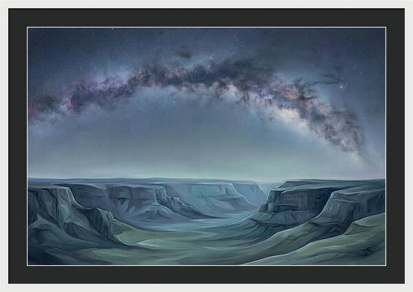 Milky Way Over Canyon