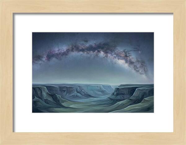 Milky Way Over Canyon