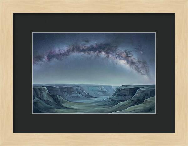 Milky Way Over Canyon