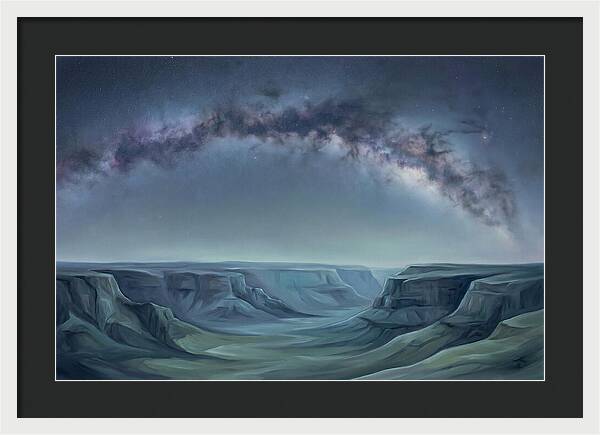 Milky Way Over Canyon