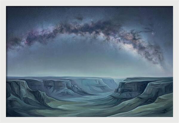 Milky Way Over Canyon