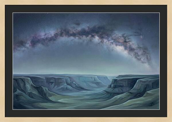 Milky Way Over Canyon