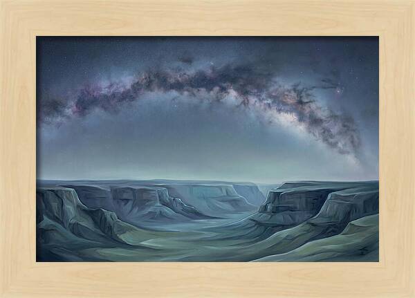 Milky Way Over Canyon