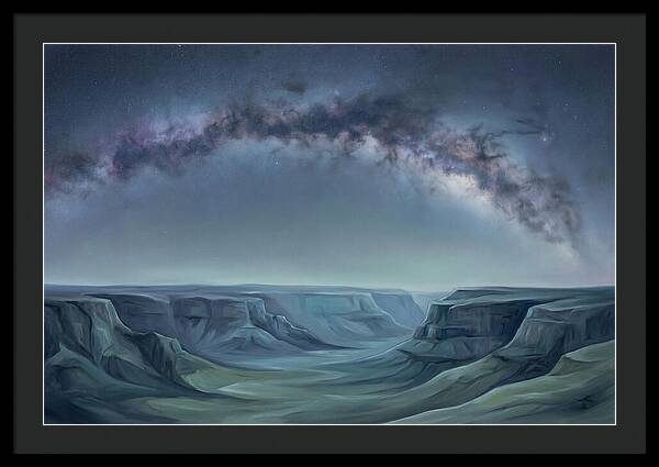 Milky Way Over Canyon