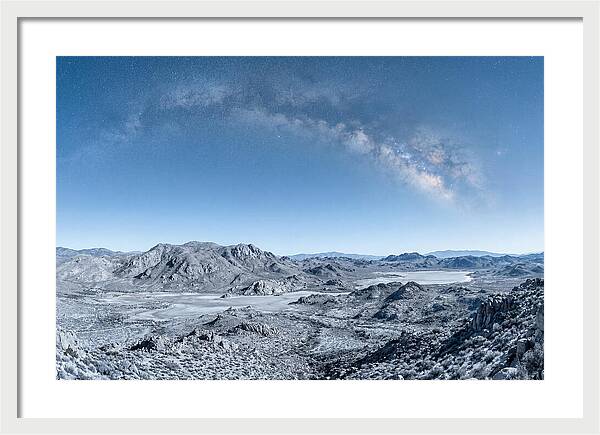 Milky Way Over Desert Landscape