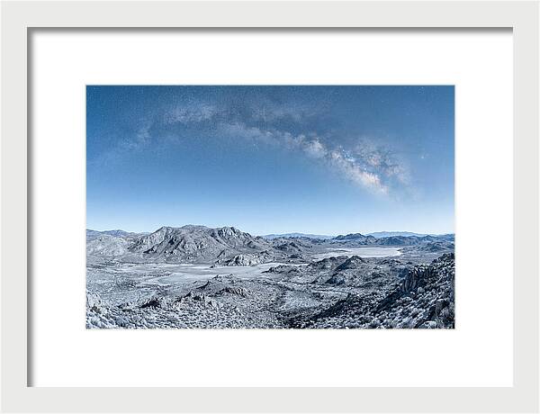 Milky Way Over Desert Landscape