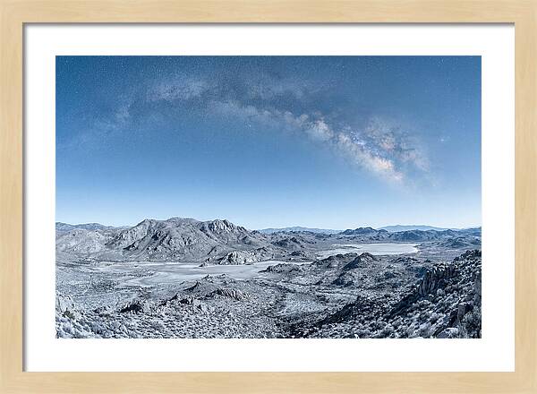 Milky Way Over Desert Landscape