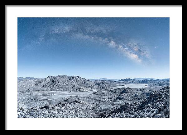 Milky Way Over Desert Landscape