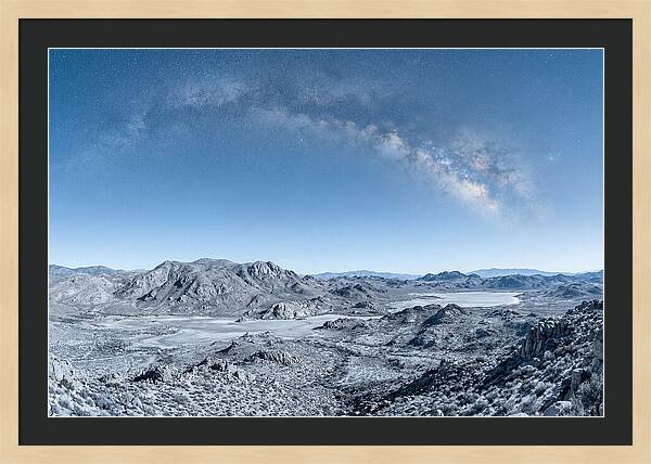 Milky Way Over Desert Landscape