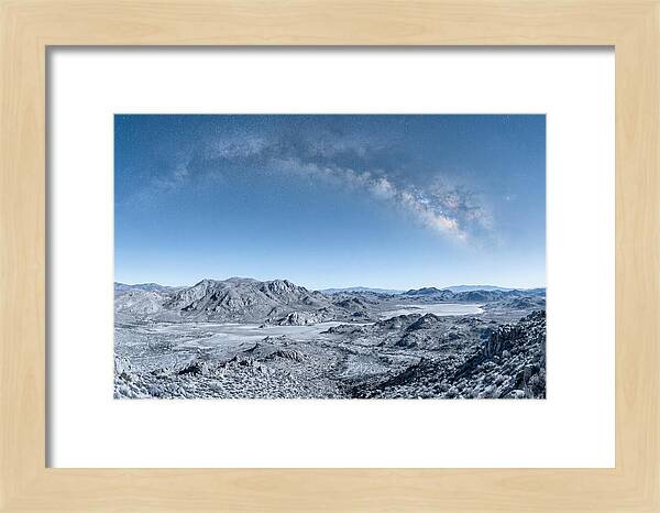 Milky Way Over Desert Landscape