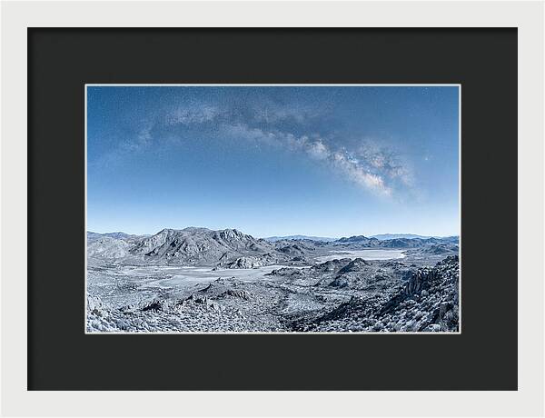 Milky Way Over Desert Landscape