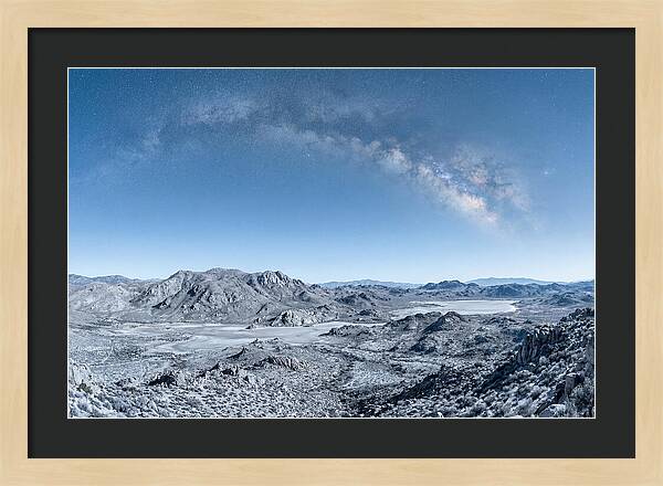 Milky Way Over Desert Landscape