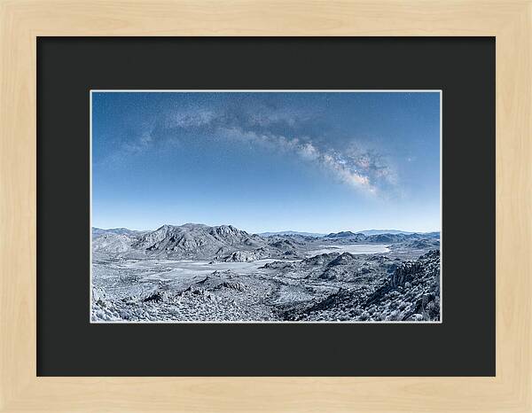 Milky Way Over Desert Landscape