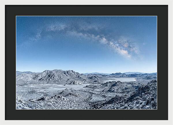 Milky Way Over Desert Landscape