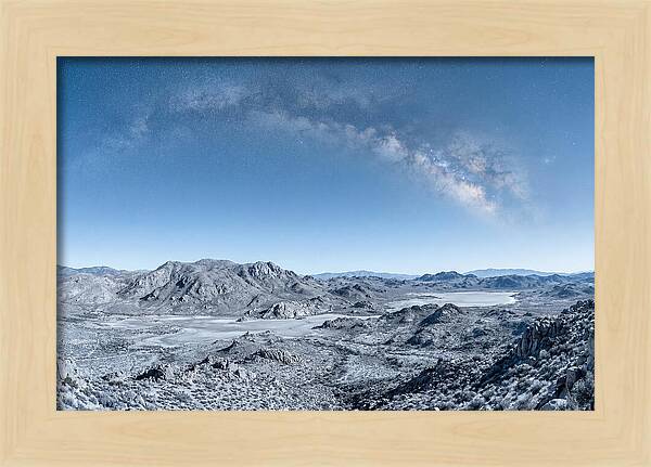 Milky Way Over Desert Landscape