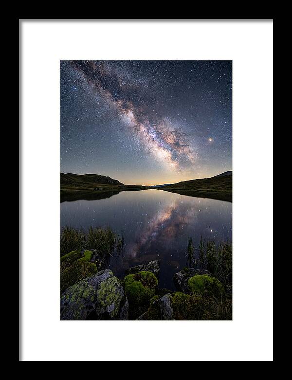 Milky Way Over Still Lake