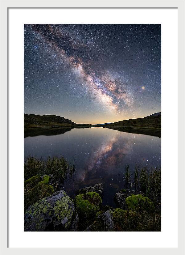 Milky Way Over Still Lake