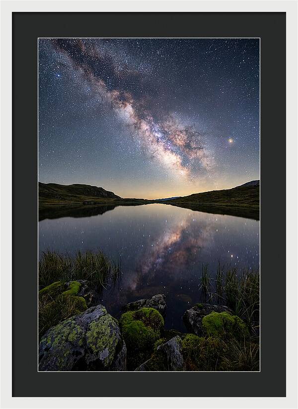 Milky Way Over Still Lake