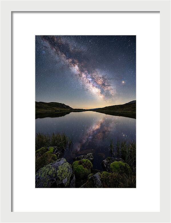 Milky Way Over Still Lake