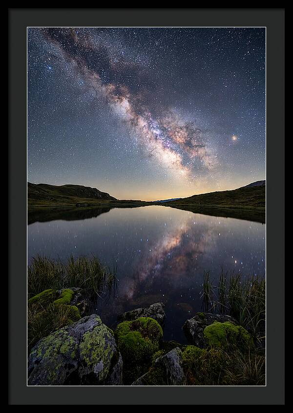 Milky Way Over Still Lake